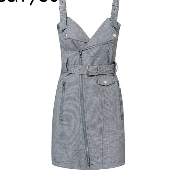 LAST ONE! Madison Moto Plaid Dress - Picture 3 of 8